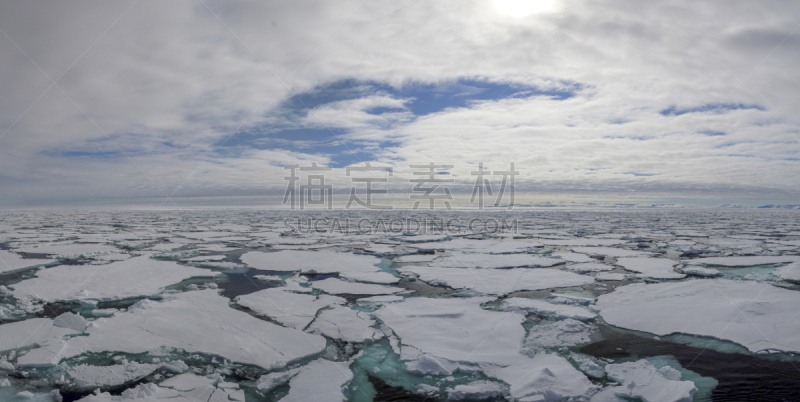 非凡的,斯瓦尔巴德群岛,浮冰,北极,风景,天空,雪,夏天,气候与心情,戏剧性的景观