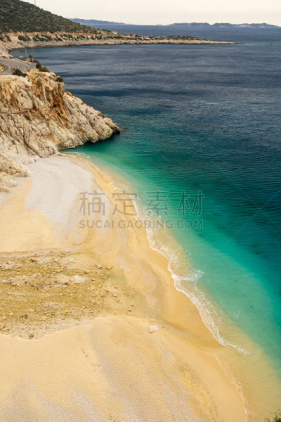 土耳其,卡斯,旅游目的地,卡尔坎,夏天,地形,海滩,概念,街道