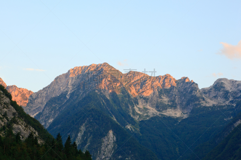 julian alps,自然,草地,宁静,非都市风光,水平画幅,地形,木制,无人,欧洲