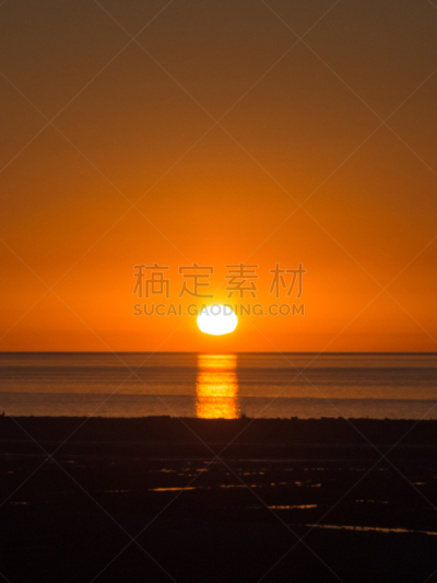 海洋,太平洋,智利,自然美,在上面,黄昏,沙伊顿,巴塔哥尼亚,夏天,户外