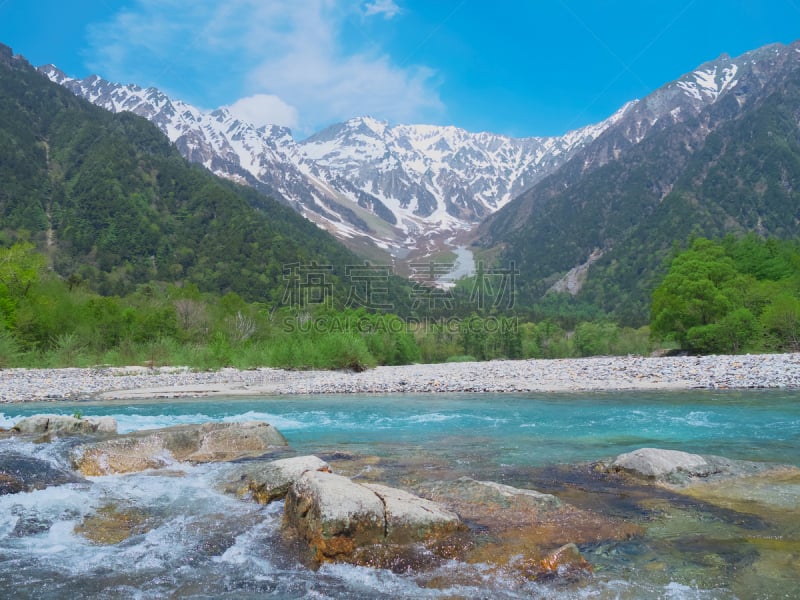 长野县,日本,信浓川,梓川,松本,避暑圣地,天空,美,里山,度假胜地