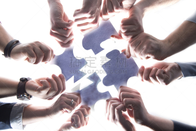 拼图拼块,手,拿着,商务关系,七巧板,谜题游戏,好主意,动机,团队,专门技术