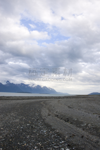 阿拉斯加,徒步旅行,小路,契凯特州立公园,海恩司,垂直画幅,水,天空,公园,雪