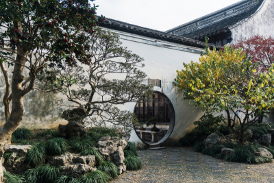 苏州,建筑,园林,风景,水,美,公园,江苏省,水平画幅,无人