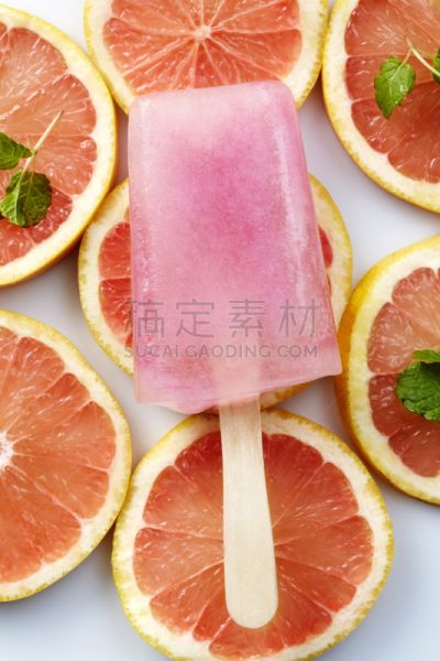 精神振作,自制的,垂直画幅,饮食,寒冷,无人,正上方视角,冰棒,特写,影棚拍摄