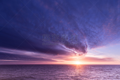 抽象,水,天空,美,水平画幅,夜晚,无人,曙暮光,夏天,户外