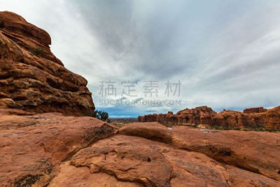 犹他,秋天,沙漠,雨,乌云,平衡岩石,马蹄弯,野生白山羊,羚羊谷,著名自然景观