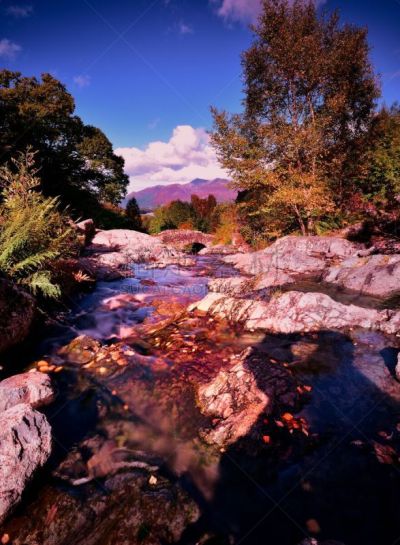 许尼斯桥,派格豪斯桥,斯基多峰,凯立克,垂直画幅,水,地形,岩石,秋天,无人