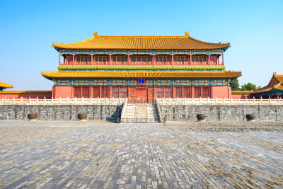 故宫,清朝,明朝风格,公园,水平画幅,墙,职权,符号,古老的,户外