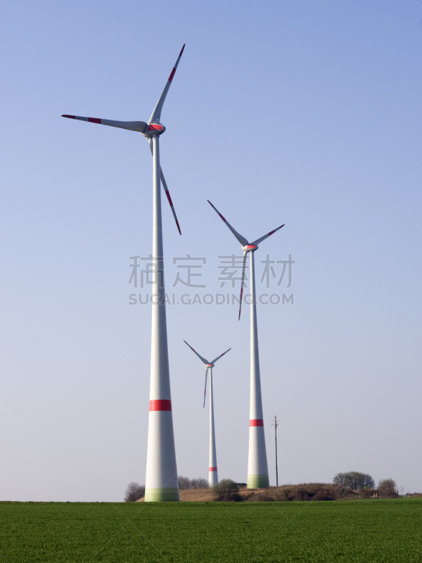 风轮机,垂直画幅,天空,风,风力,能源,无人,涡轮,夏天,户外