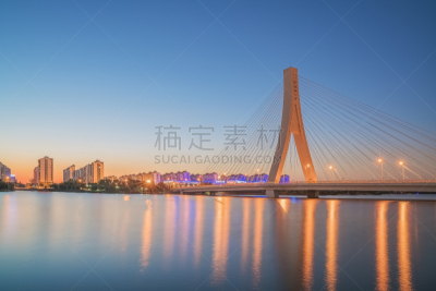 苏州,吊桥,水,天空,江苏省,水平画幅,夜晚,无人,户外,湖