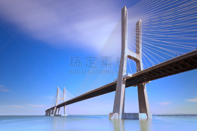 瓦斯科·达·伽马大桥,葡萄牙,里斯本,公园,水平画幅,无人,交通,瓦斯科达伽马,户外,图像