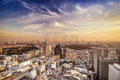 新宿区,东京,城市天际线,公园,水平画幅,无人,户外,都市风景,现代,著名景点