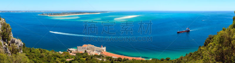 葡萄牙,自然公园,水,天空,水平画幅,无人,阿拉比达自然公园,夏天,户外,塞图巴尔区