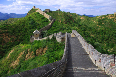 司马台,genghis khan,天空,枝繁叶茂,古老的,石材,过去,石头,国际著名景点,著名景点