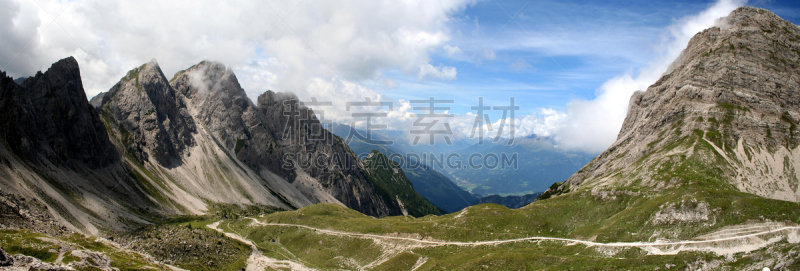 山,水平画幅,北提洛尔,无人,全景,欧洲,夏天,户外,徒步旅行,奥地利