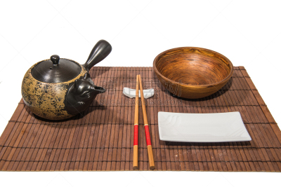 太阳,茶,银餐具,筷子,厚木板,室内,图像,盘子,无人,东亚