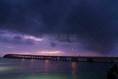 黎明,马德雷湖,1974,南帕诸岛,barrier islands,自然,天空,美国,水平画幅,蓝色