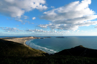 cape reinga,自然,水,天空,悬崖,水平画幅,无人,西,新西兰北岛,户外