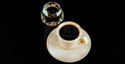 黑咖啡,杯,玻璃杯,萨姆布卡酒,母球,咖啡豆,烤咖啡豆,芳香的,水平画幅,鸡尾酒