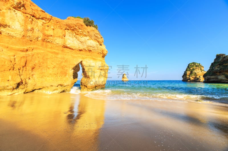 阿尔加威,葡萄牙,海滩,看风景,水,沙子,塞浦路斯,夏天,拉各斯,兰佩杜萨