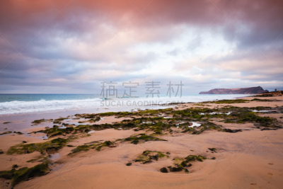 海滩,马德拉,波尔图桑托岛,水,天空,美,群岛,度假胜地,水平画幅,沙子