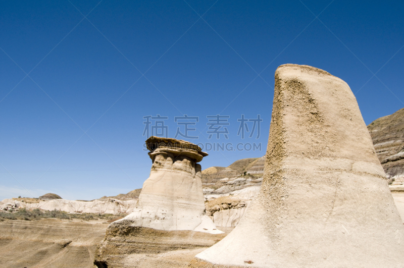 沙漠,胡都岩,德兰赫姆山谷,荒地,南达科他州,万岩柱,天空,水平画幅,山,阿尔伯塔省