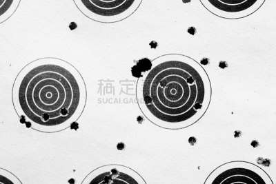 弹孔,白色背景,黑色,神射手,洞,靶心,水平画幅,无人,阴影,特写