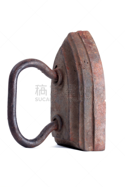 熨斗,过时的,垂直画幅,留白,褐色,古董,重的,无人,古老的,古典式