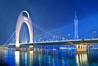 广州,照明设备,海港,黄昏,著名景点,建筑特色,河流,海湾,户外,建筑