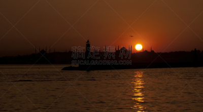 渡轮,公亩,客船,水平画幅,无人,加拉塔大桥,航海船内部,马尔马拉海,日落,搬迁