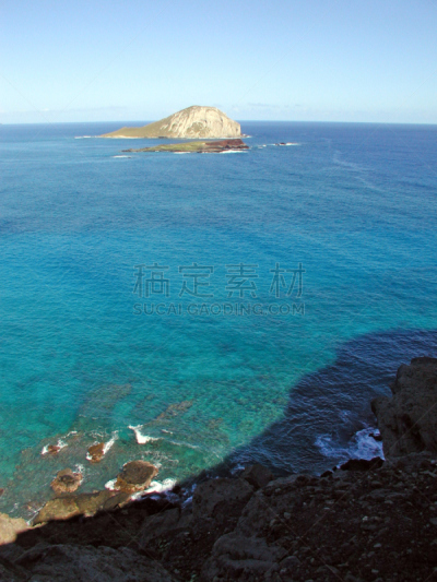 徒步旅行,垂直画幅,美国,瓦伊马那洛海滩,无人,威马那娜,太平洋岛屿,海岸地形,海岸线,海滩