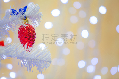彩色背景,新年前夕,灯笼,光亮,选择对焦,美,水平画幅,圣诞树,前景聚焦