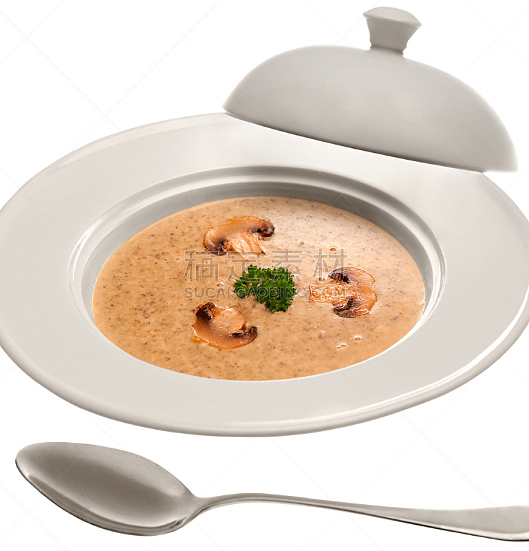 奶油汤,碗,蘑菇汤,杂烩浓汤,垂直画幅,素食,无人,开胃品,奶油,膳食