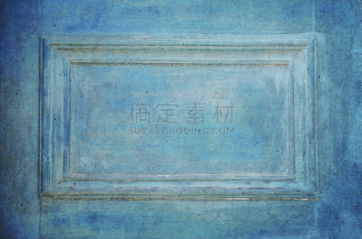 古典式,特写,蓝色,门,留白,古董,边框,水平画幅,纹理效果,墙
