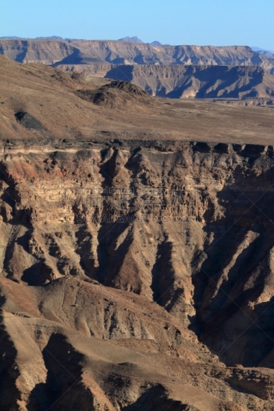 鱼河峡谷,纳米比亚,瑞切维国家公园,纳米布沙漠,岩面,自然,垂直画幅,国家公园,沟壑,野地