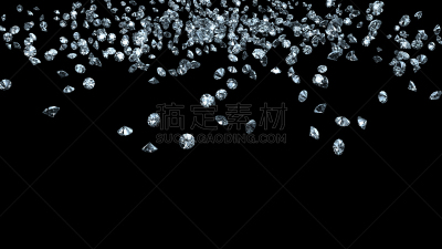钻石,黑色背景,宝石,水平画幅,玻璃,纯净,珠宝,百万富翁,明亮,冰晶