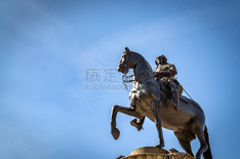 查林克罗斯大街,马,statue of charles i,伦敦,骑士,白厅,怀特霍尔市,英格兰的查尔斯一世,特拉法加广场,西敏斯特城