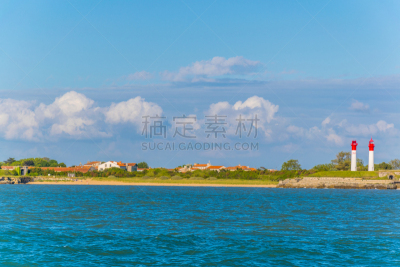 法国,海岸线,拉罗谢尔,自然界的状态,大西洋,著名景点,夏天,户外,粗糙的,天空