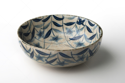 碗,乡村风格,分离着色,白色背景,涂料,日式茶杯,陶瓷工艺品,陶瓷制品,剪贴路径,华丽的