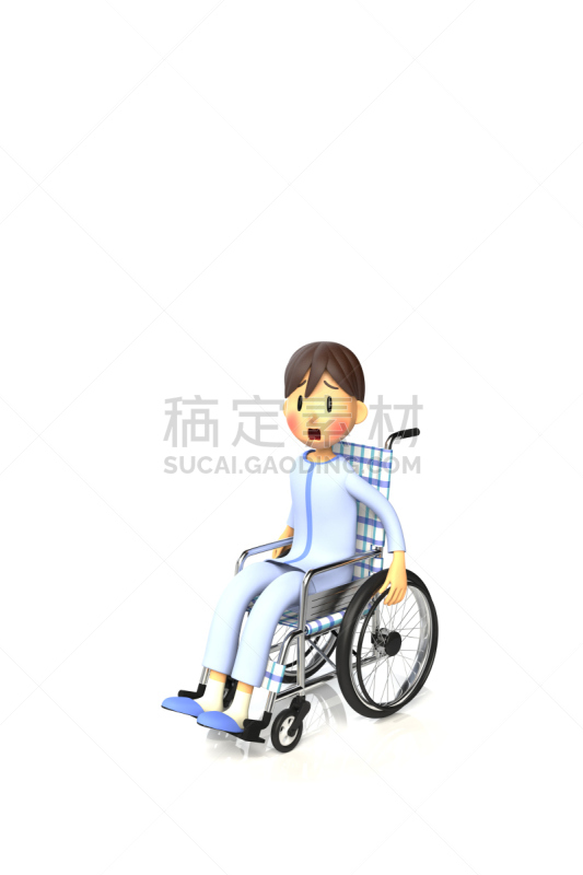 轮椅,男孩,插画,三维图形,公亩,赤潮,困窘,儿科医师,物理疗法,垂直画幅