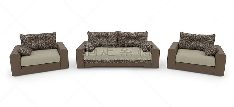 沙发,扶手椅,式样,水平画幅,形状,纺织品,无人,全景,偏远的,家具