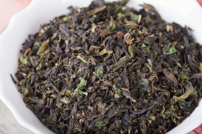 茶树,柳兰,火龙草,水平画幅,碾碎了的,背景分离,特写,堆,草本,2015年