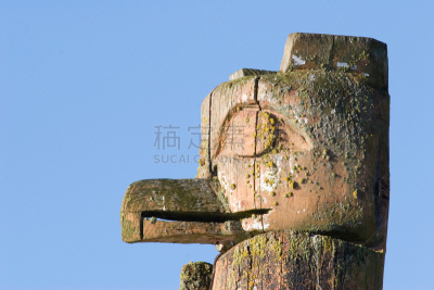 图腾柱,维多利亚,公元前,天气,福特雷鸟,原住国,图像,维多利亚州,鸟类,无人