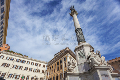 罗马,piazza di spagna,柱子,美术工艺,广场,著名景点,户外,天空,建筑,城市
