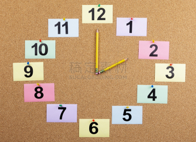 钟,数字2,告示牌,2点钟,索引卡,概念和主题,办公室,办公用品,时段,水平画幅