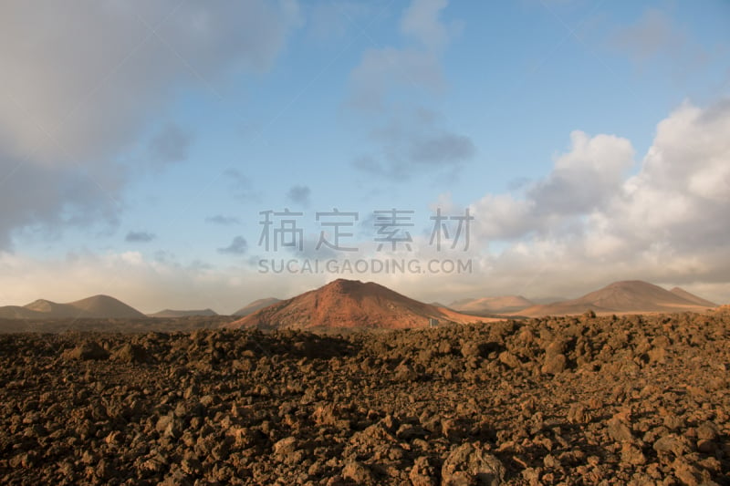 兰萨罗特岛,火山,timanfaya national park,加那利群岛,自然,葡萄酒,天空,水平画幅,地形,岩石