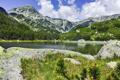山,河流,风景,非凡的,水,公园,休闲活动,水平画幅,皮林山脉,无人