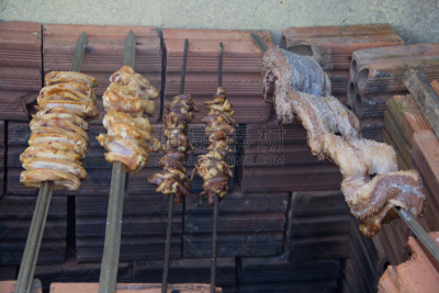 烤肉架,夏令营,招牌牛排,T骨牛排,烤牛肉,格子烤肉,水平画幅,椒类食物,格子,烹调