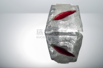 热,辣椒,冰块,饮料,高对比度,寒冷,清新,背景分离,多样,香料